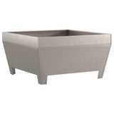 Fire Pit Brown 80 x 80 x 43 cm Weathering Steel 858945