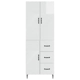 Cabinet Set 2 pcs High Gloss White 66 x 34.5 x 89.5 cm 3416659
