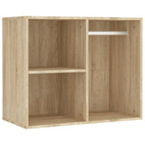 LED Dressing Table with 2 Cabinets Sonoma Oak Engineered Wood 3082029