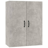 Hanging Cabinet Concrete Grey 69,5x34x90 cm Engineered Wood 812271