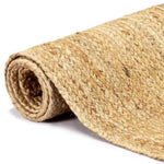 Handmade Rug Jute Natural 80x160 cm 133728