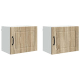 Wall Cabinet PORTO 2 pcs Sonoma Oak 50 x 31 x 40 cm 885250