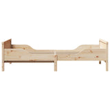 Bed Frame with Headboard Brown 80 x 200 cm Engineered Wood 877206