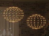 Ball 2 pcs Warm white 60 x 60 x 62 cm Metal 384 LEDs 42019112