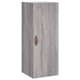Highboard Grey Sonoma 34.5x34x180 cm Engineered Wood 3198895
