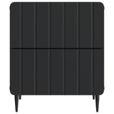Bedside Cabinet Black 43 x 34.5 x 49.5 cm Engineered Wood 894297