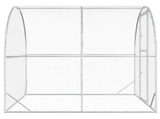 Chicken Coop Silver 200 x 200 x 200 cm Galvanised Steel 42042527