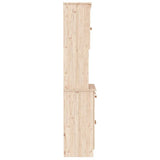 Highboard "ALTA" 77x35x165 cm Solid Wood Pine 3187773