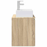 Wall-Mounted Sink Vanity Sonoma Oak 49.5 x 41 x 62.5 cm 890414