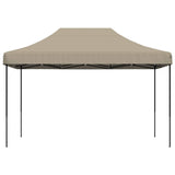 Party Tent Folding Taupe 279 x 410 x 315 cm Oxford Fabric 42023579