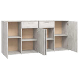 Sideboard Concrete Grey 160x36x75 cm Engineered Wood 3074931