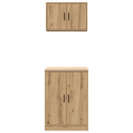 ZNTS Garage Cabinets 2 pcs Artisan Oak Engineered Wood 3328313