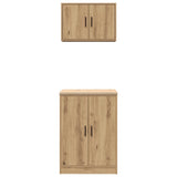 Garage Cabinets 2 pcs Artisan Oak Engineered Wood 3328313