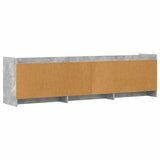 TV Cabinet 168 x 33 x 47 cm Concrete Grey Engineered Wood 8011182
