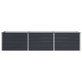 Raised Garden Bed Anthracite 240 x 40 x 55 cm cold-rolled steel 8006257