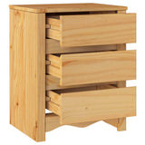 Coffee Table Drammen Oak 45 x 35 x 56 cm Solid Pine Wood 42003048