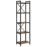 Bookshelf Smoked Oak 40 x 30 x 155 cm Engineered Wood 868355