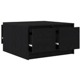 Coffee Table with Drawers Black Oak 70.5x70x40 cm 3328409