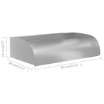 Waterfall 60x34x14 cm Stainless Steel 304 148879