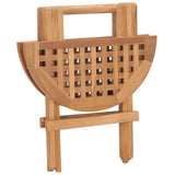 Folding Garden Table 50x50x50 cm Solid Teak Wood 315452