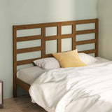 Bed Headboard Honey Brown 156x4x104 cm Solid Wood Pine 818148