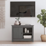 TV Cabinet Grey 70x36.5x52 cm Solid Wood Pine 814581