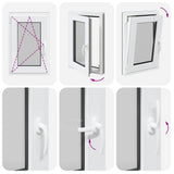 Basement Window "RISOR" 50x75 cm Tilt&Turn DIN Left Anthracite 4108428