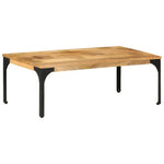 ZNTS Coffee Table 100x55x35 cm Solid Wood Mango 352018