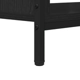 TV Cabinet Black Oak 100 x 40 x 45 cm Engineered Wood 879479
