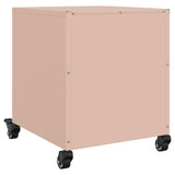 ZNTS Bedside Cabinets 2 pcs Pink 36x39x43.5 cm Steel 846707