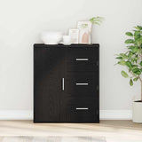 Sideboard Black Oak 60 x 31 x 70 cm Engineered Wood 871407