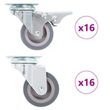 32 pcs Swivel Casters 50 mm 277915