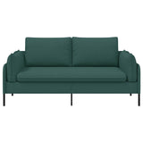 2-Seater Sofa Dark Green 188 x 81 x 89 cm Fabric 42048604