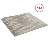 Wall Panels 12 pcs Beton 50x50 cm XPS 3 m Stone 4100080