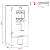 Cold Smoker with Smoker Tube 44.5 x 29 x 83 cm Galvanised steel 3443027