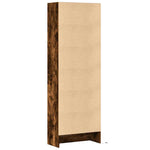 Highboard with LED Smoked Oak 69x32.5x200 cm Engineered Wood 3307909