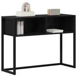 End Table Black Oak 100 x 36 x 75 cm Engineered Wood 886690