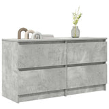 TV Cabinet Concrete Grey 100x35x54 cm Engineered Wood 861799