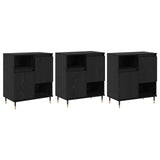 Sideboards 3 pcs Black Oak 3394544