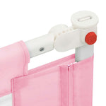 Toddler Safety Bed Rail Pink 200x25 cm Fabric 10206