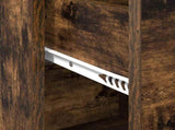 Sideboard with Drawer Smoked Oak 38 x 34 x 75 cm 869550