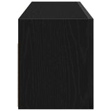 Bathroom Wall Cabinet Black 100x25x30 cm Engineered Wood 860095