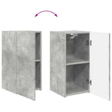 TV Cabinet Set 8 pcs Concrete Grey Engineered Wood 3409135