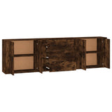 Sideboards 3 pcs Smoked Oak Engineered Wood 3185404