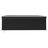 Manual Retractable Awning with Blind 4x3m Anthracite 3069299