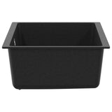 Sink Black 530 x 460 mm 80% Quartz and 20% Resin 42028424