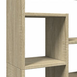 Bookcase Sonoma Oak 72x20x120.5 cm Engineered Wood 858158