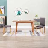 Dining Chairs 2 pcs Taupe Fabric 249232