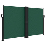 ZNTS Retractable Side Awning Dark Green 140x1000 cm 4004725