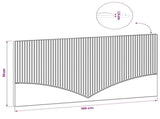 Wall-Mounted Headboard HOORN Artisan Oak Engineered Wood 897424